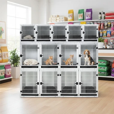 Vous avez de nombreux animaux hospitalisés ? Ce transporteur modulaire pour a...
